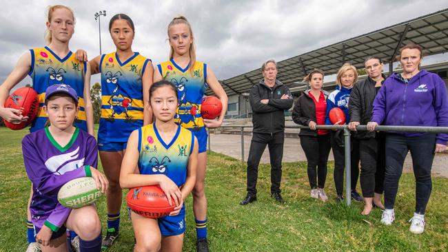 Players and officials from the Yarra Junior Football League fear for its future. Picture: Jason Edwards