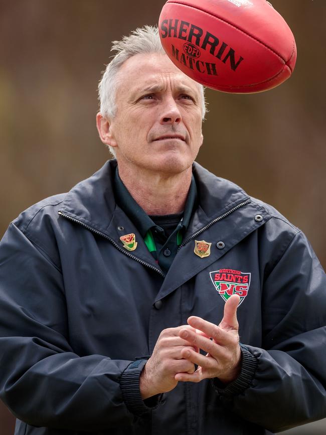 Northern Saints coach Peter Lohner. Picture: Mark Dadswell