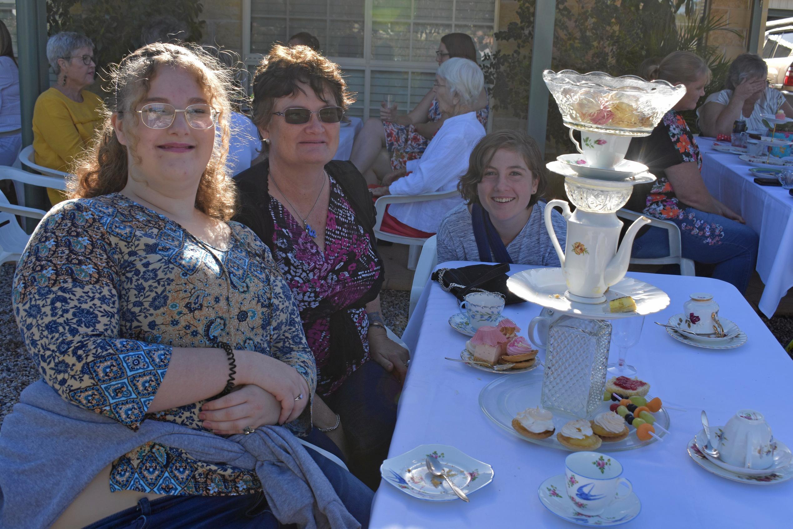 Leah Pascoe, Lorraine Pascoe and Larissa Jensen. Picture: Jorja McDonnell