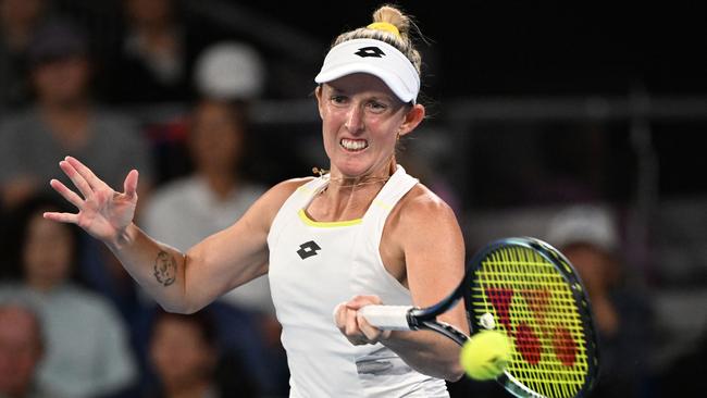 Storm Hunter is the first Aussie woman through to the third round of the Australian Open after beating German world No. 78 Laura Siegemund. Picture: William West / AFP