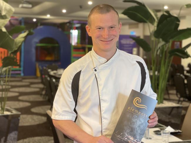 Head Chef at Elements Restaurant and Bar Graeme Campbell ready to serve up for Warrnambool over Easter