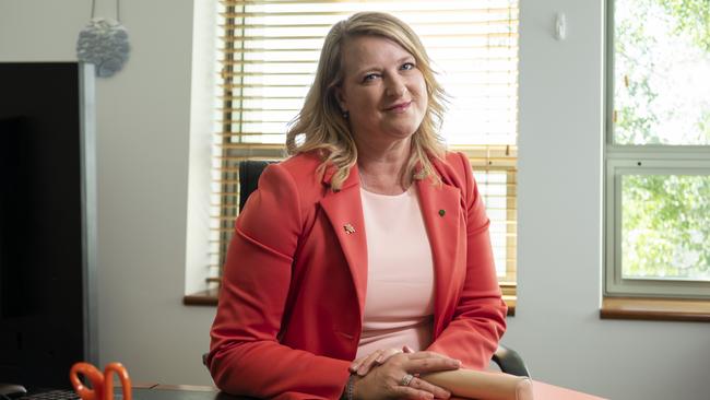 North Sydney MP Kylea Tink in her Canberra office. Picture: Martin Ollman