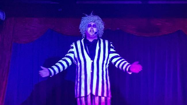 Owner Stuart Read in Haunt Mackay's latest dinner theatre production Nocturnal. Picture: Rae Wilson