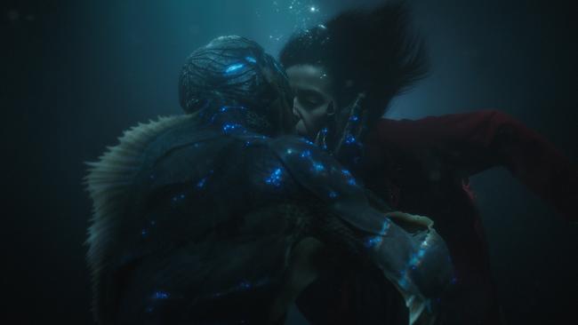 A scene from fantasy The Shape of Water.