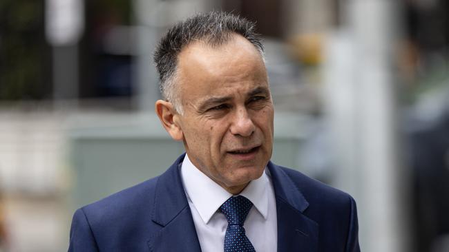 MELBOURNE, AUSTRALIA - NewsWire Photos - 4 OCTOBER 2024: Victorian Opposition leader John Pesutto arrives at the Federal Court of Australia. Picture: NewsWire / Diego Fedele