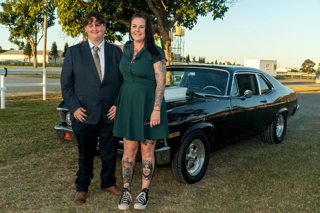 Rohan Windsor and Keryn Armstrong at the Mirani State High School year 12 Formal.Picture: Michaela Harlow