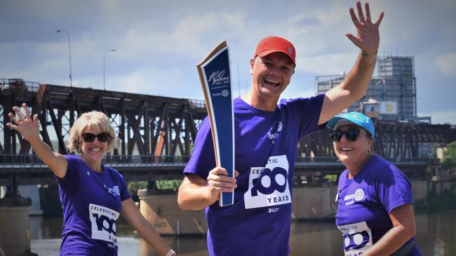 The District 9640 Rotary 100 Baton Relay launched in Grafton on Friday, 5th February, 2021. Photo Bill North / The Daily Examiner