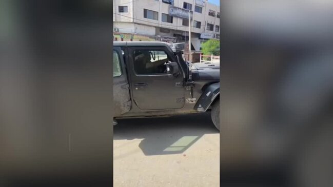 Video shows apparent hostage-taking in Gaza