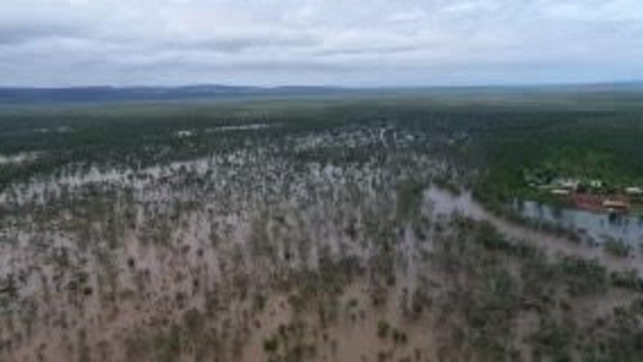 Graziers in northwestern Queensland were smashed with intense rainfall and flooding from Kirrily. Picture Supplied