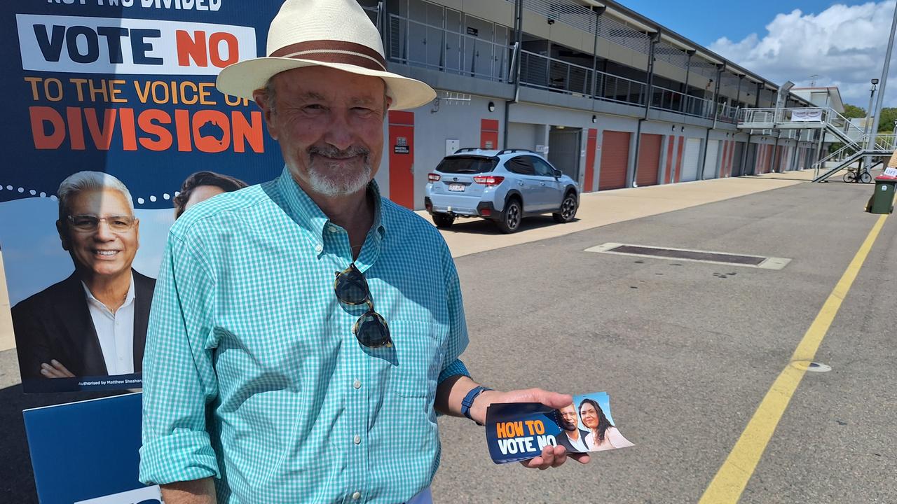 Townsville business owner Phillip Beard says he will vote no in the Voice to Parliament referendum. Picture: Chris Burns