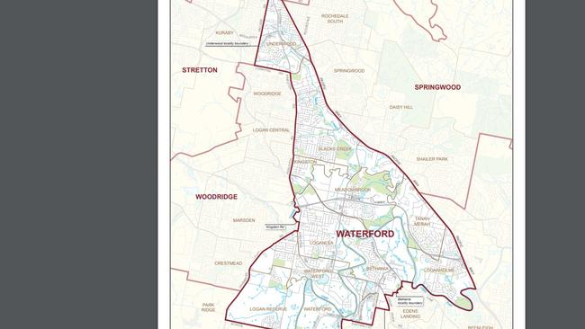 Waterford, which is held by the ALP’s Shannon Fentiman with a 10.7 per cent margin.