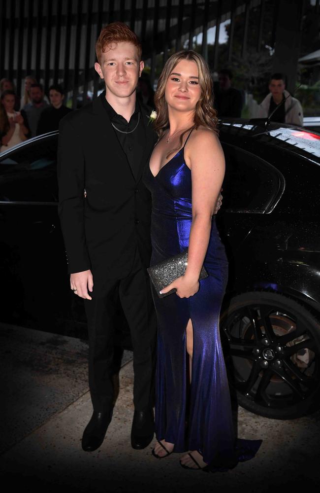 Sam and Charlize at Caloundra State High School formal. Picture: Patrick Woods.