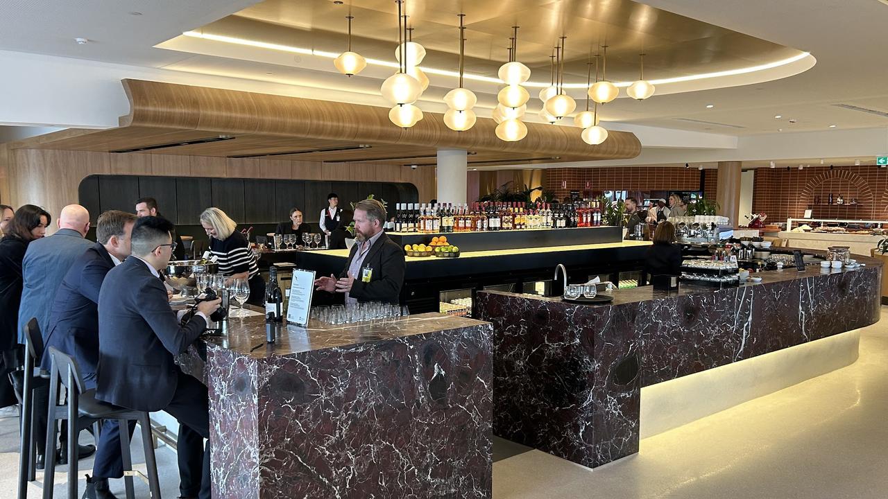 Kangaroo Island inspired the central bar space. Picture: Duncan Evans/ NewsWire