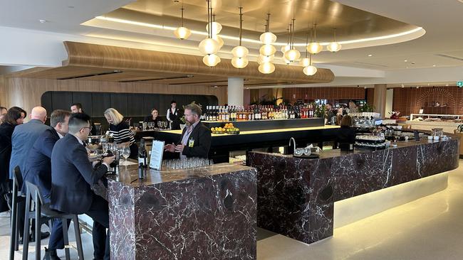 Kangaroo Island inspired the central bar space. Picture: Duncan Evans/ NewsWire