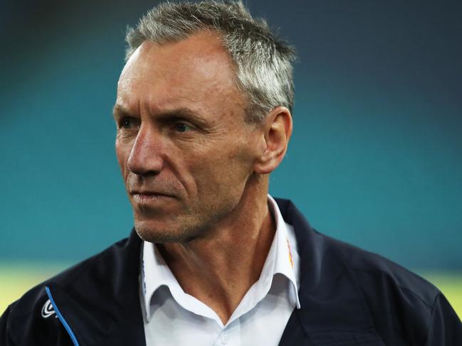 Titan's coach Neil Henry during NRL match Parramatta Eels v Gold Coast Titans at ANZ Stadium. Picture. Phil Hillyard