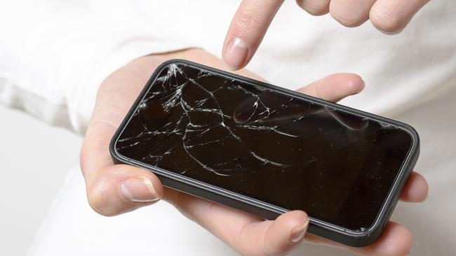 A Gladstone man broke a woman’s phone in a domestic violence attack. Generic image.