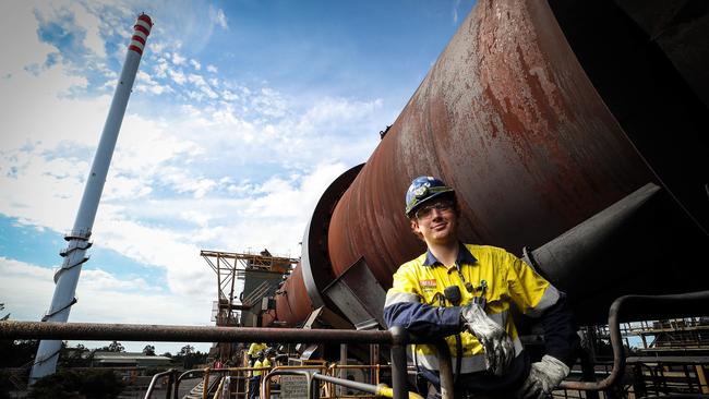 An Iluka synthetic rutile kiln. Picture: Colin Murty