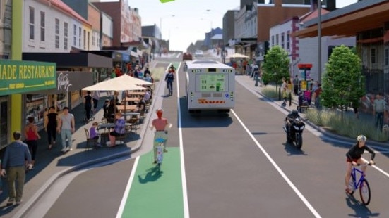 Hobart City Council is requesting public feedback on plans to reshape part of Elizabeth St.