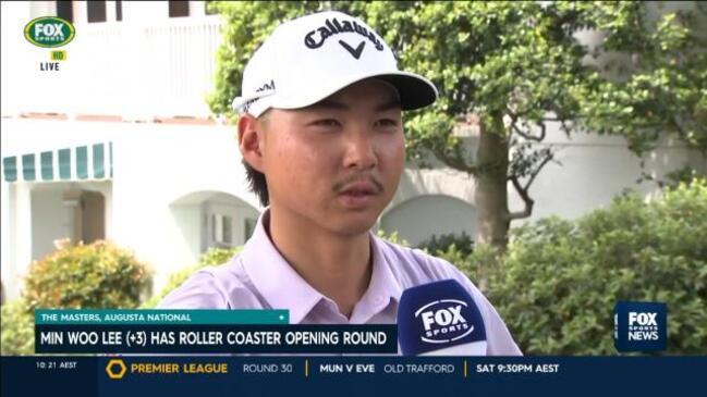 Min Woo Lee reflects upon rollercoaster round