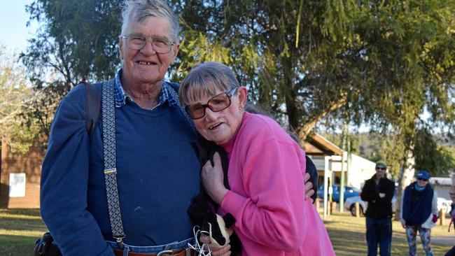 'PARKRUN SAVED MY LIFE': Ann Guyatt with her husband and biggest supporter, Bob. Picture: Matt Collins