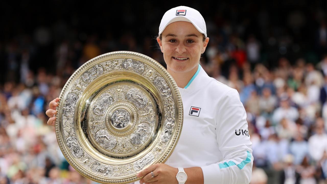 This time last year Ash Barty was dominating at Wimbledon. Picture: Clive Brunskill/Getty Images
