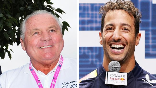 Former F1 World Champion Alan Jones and Daniel Ricciardo