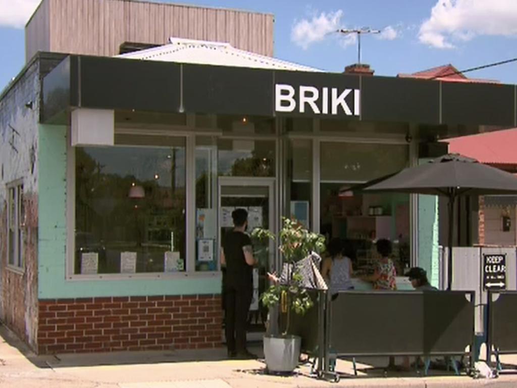 Briki cafe in Thornbury was targeted by opponents of Dan Andrews.