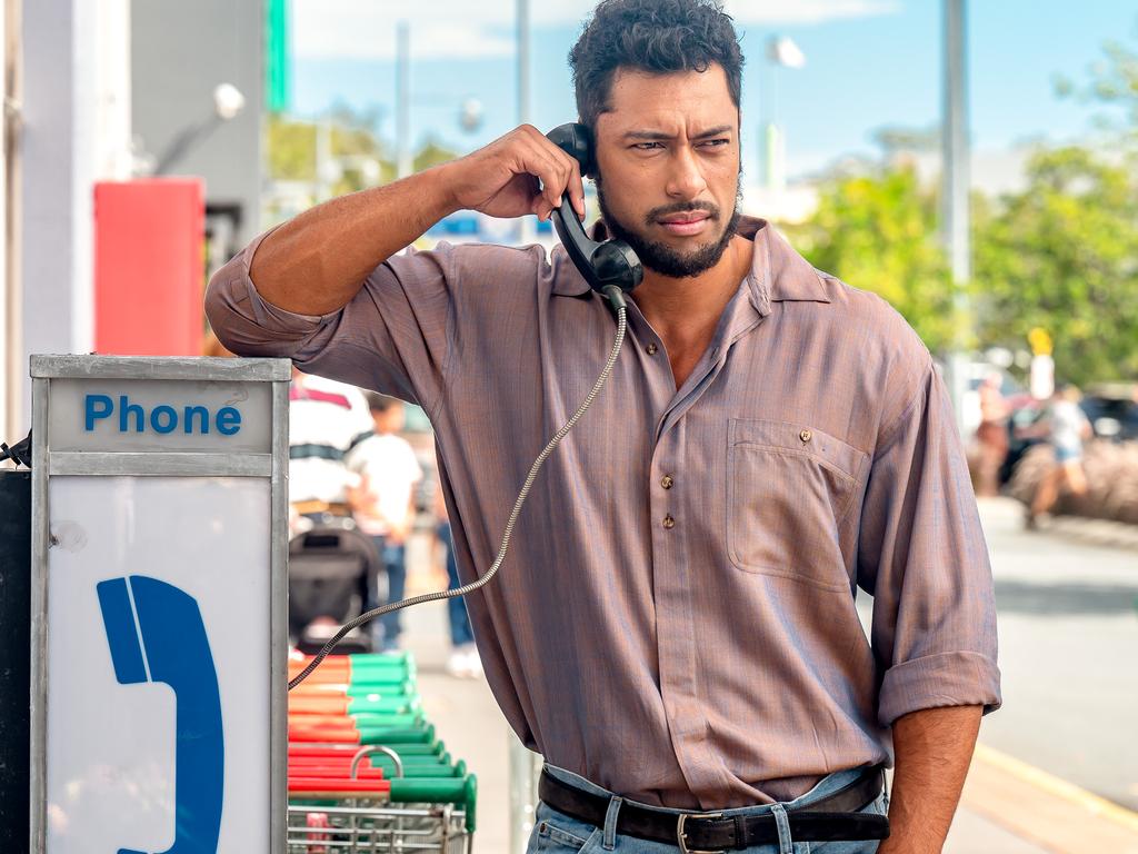 Uli Latukefu stars as Dwayne Johnson in Young Rock. Picture: Mark Taylor/NBC