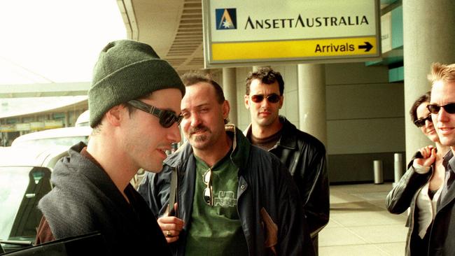 Keanu Reeves at Brisbane Airport