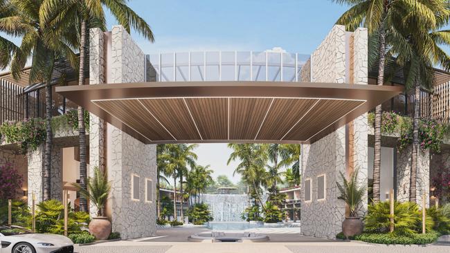 Developer Tim Gurner has plans for a $250m high end wellness, tourism and hotel space at 91-113 Davidson St in Port Douglas. Picture: Supplied