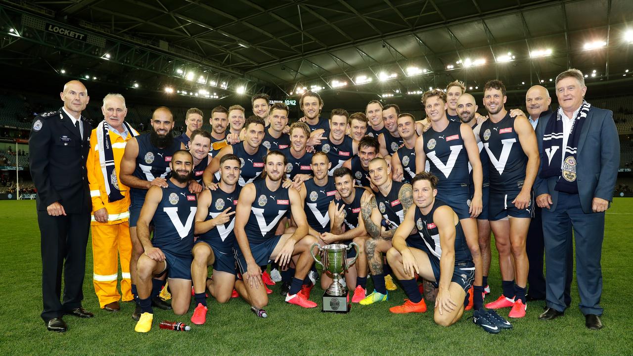 The bushfire relief game raised vital funds for those in need. Picture: Michael Willson/AFL Photos