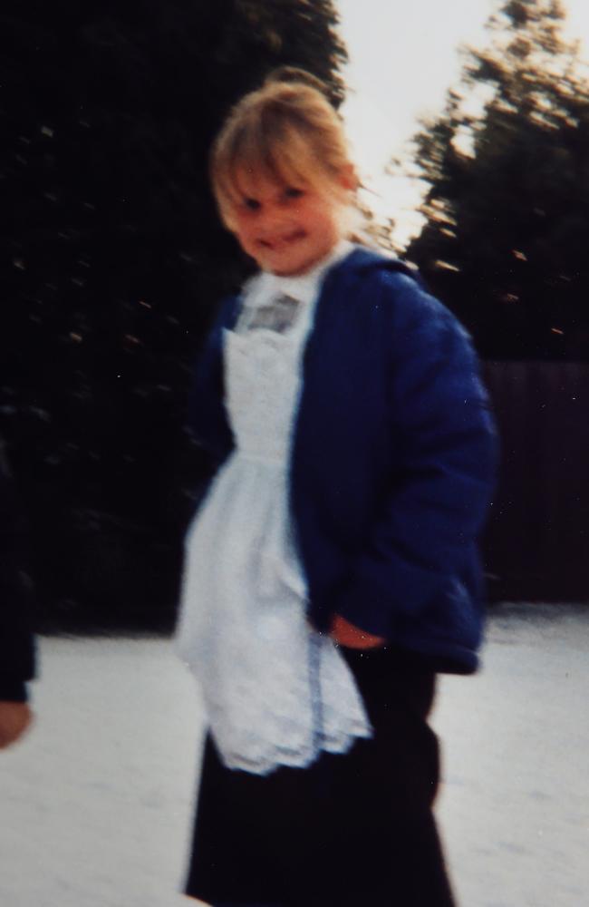 Madeleine West as a young girl. She is now fighting for other survivors of child sex abuse. Picture: David Caird