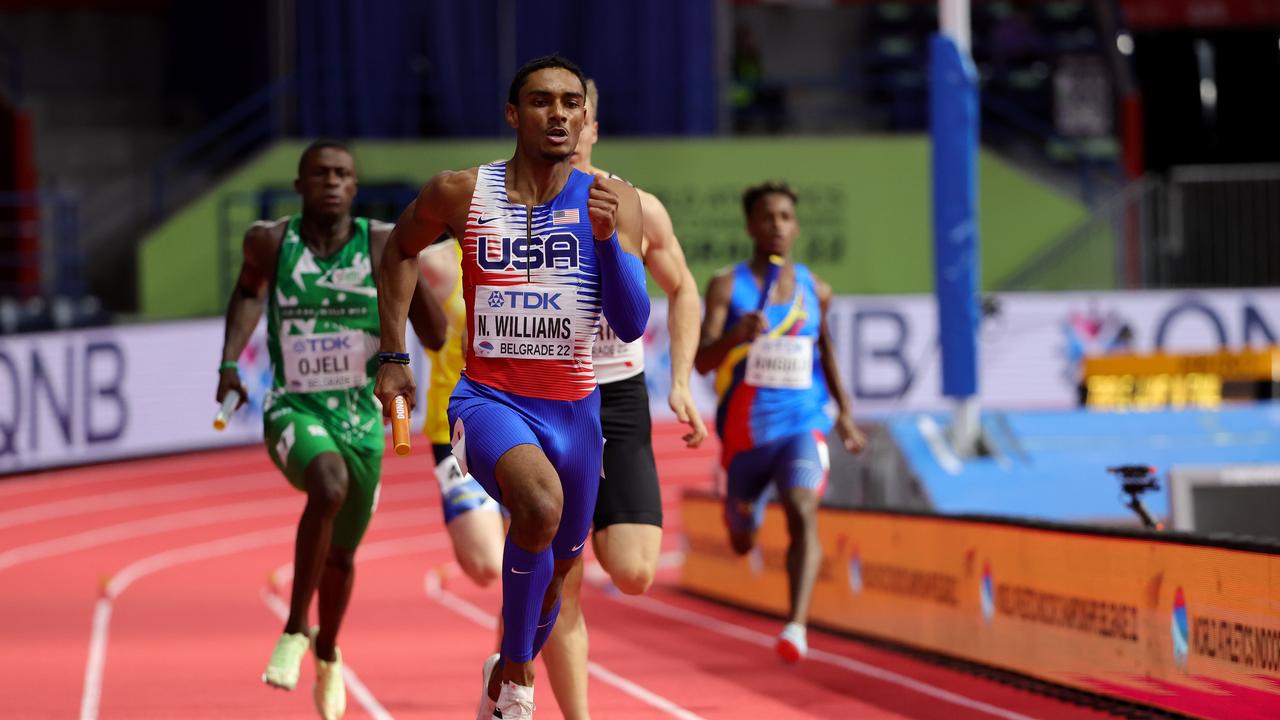 Noah Williams has labelled Gout Gout ‘soft’. (Photo by Srdjan Stevanovic/Getty Images for World Athletics)