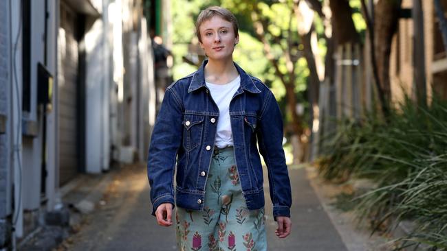 UQ student Isabel Martins says a male student stalked her on campus, watched her shower and climbed on her balcony at a residential college while she was asleep. Picture: Jane Dempster