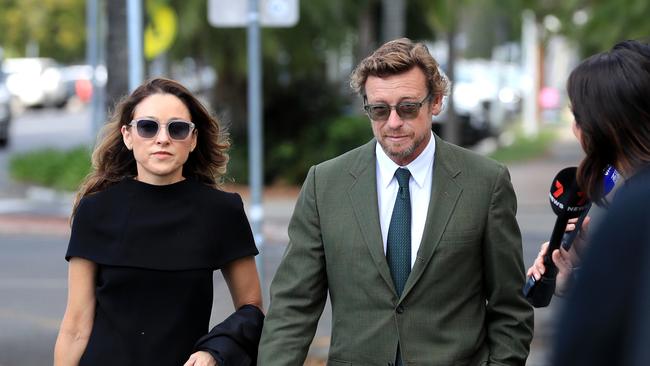 Baker and lawyer Peggy Dwyer heading in for the sentencing hearing on Wednesday. Picture: NewsWire/Scott Powick/NCA