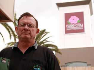 Neil Parfitt and his wife Helena have lost everything they own. Now he worries for the future of others in Rose City Shoppingworld. Picture: Marian Faa