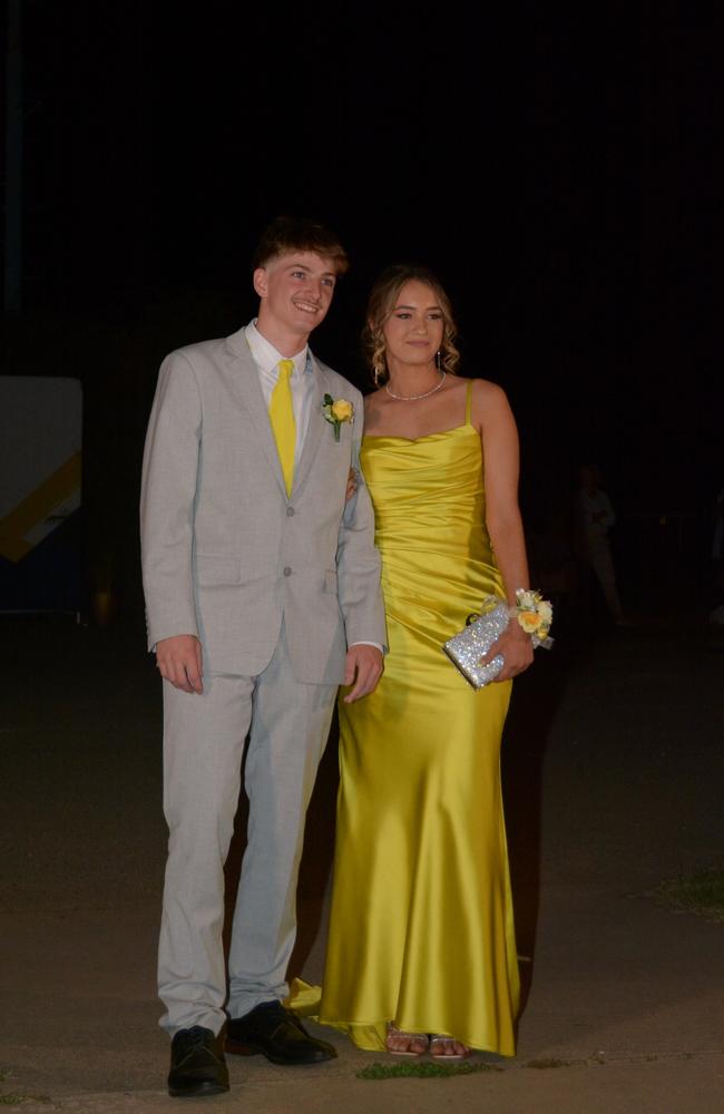 Roma State College formal 2024. Shyann Gorringe and Lleyton Finn.