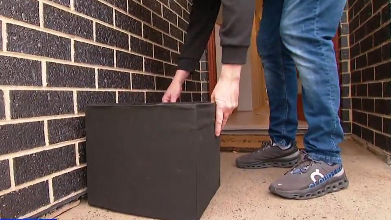 Items were returned to Mr Dawe in a small box after he contacted the guests, but he says there was still thousands of dollars worth of belongings still missing. Picture: 9 News Adelaide.