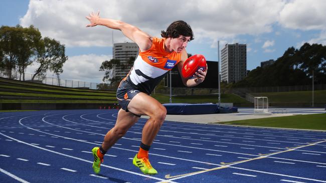 GWS Giants debutant Jake Stein will complete his transformation from athlete to AFL player on Sunday.