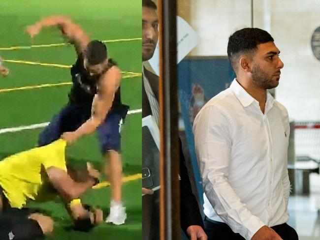 Adam Abdallah has been jailed for a violent attack on a soccer referee. Picture: NewsWire