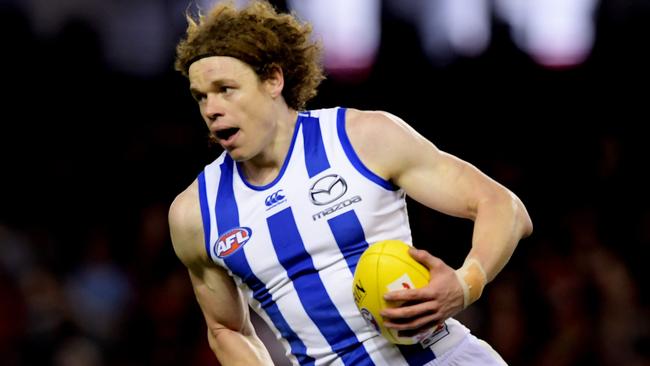 Ben Brown has exceeded all expectations for North Melbourne this season. Picture: AAP