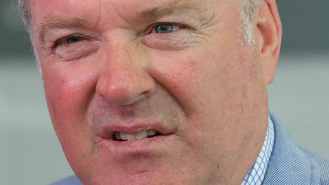 One Nation WA Senator Rod Culleton arrives at Canberra Airport today. Picture: Ray Strange.