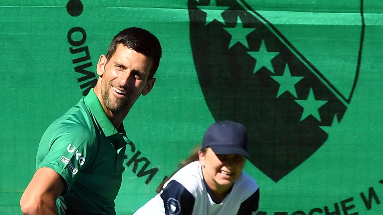 Serbian tennis player Novak Djokovic.