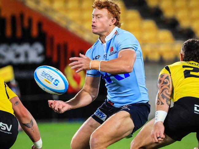 Edmed during the 2024 Super Rugby season for the Waratahs. Picture: Grant Down / AFP