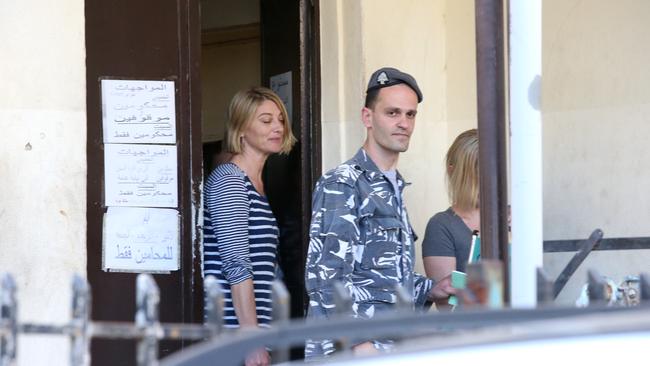 ** NO NEWS.COM.AU ** Tara Brown and Sally Faulkner leaving the Baabda Woman's Prison, Lebanon. Photographer: Liam Kidston.