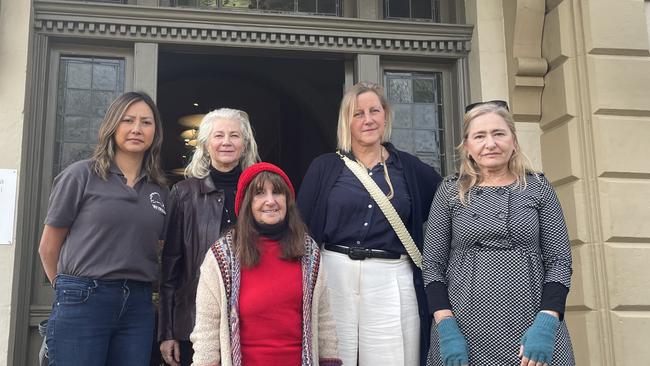 Left to right: Eliana Leopold, Woollahra councillor Nicola Grieve, Sheila Hannan, former councillor Tanya Excell, and Nicolette Boaz. Photo: Bianca Healey.