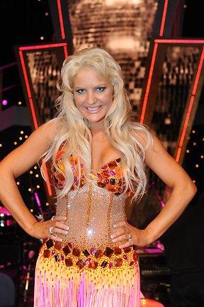At the Dancing with the Stars final. Picture: Andrew Henshaw