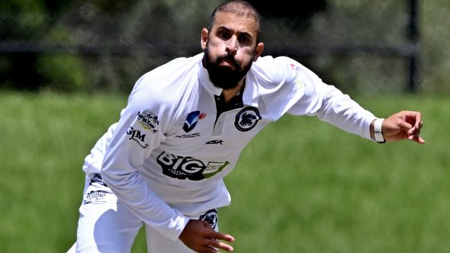 Fawad Ahmed tops the VTCA Senior Division wicket-taker charts. Picture: Andy Brownbill