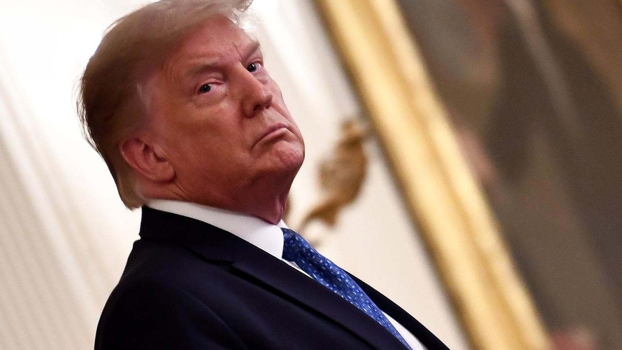 Donald Trump at the White House today. Picture: Brendan Smialowski/AFP