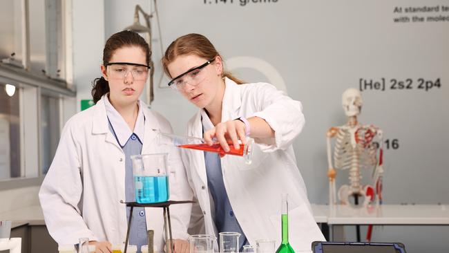 Gender equity in science has improved in NSW, according to a new international assessment. Picture: Rohan Kelly